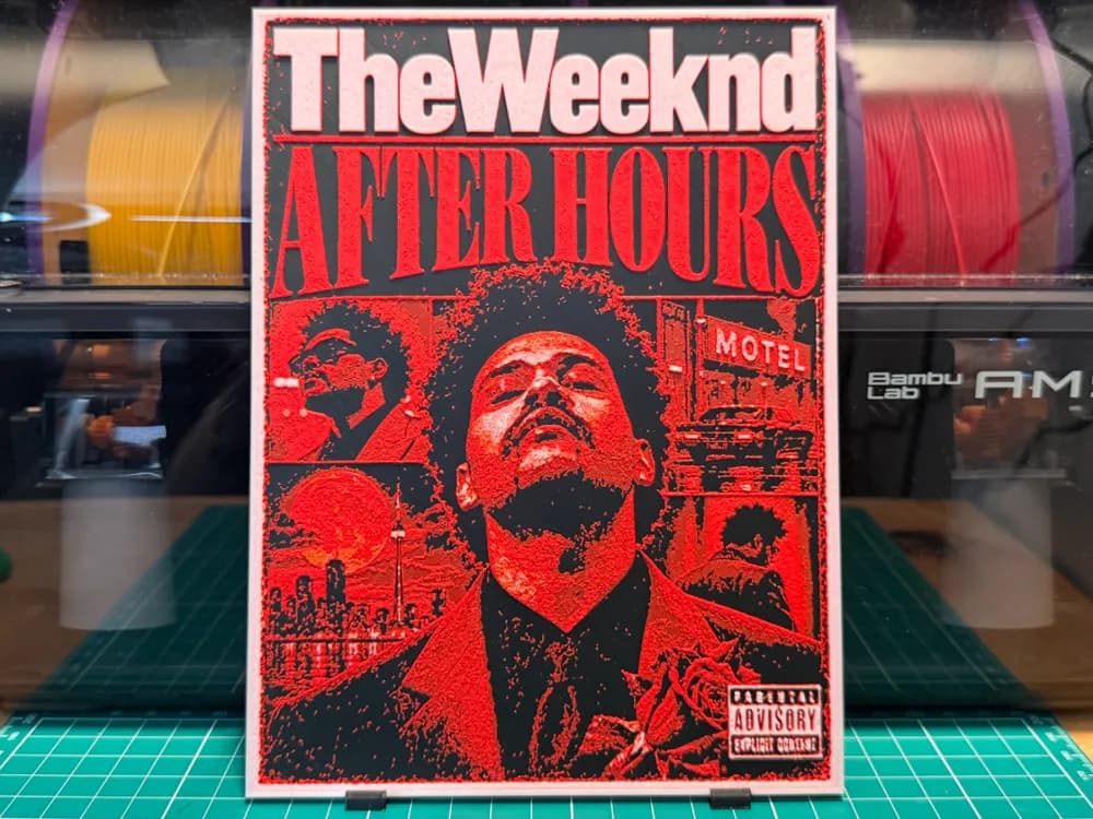 The Weeknd After Hours Poster The Weeknd After Hours Poster