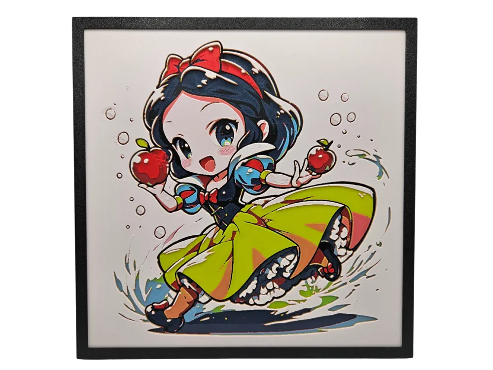 Snow White - Chibi Edition by BusyKikiBee HueForge model: Snow White - Chibi Edition by BusyKikiBee