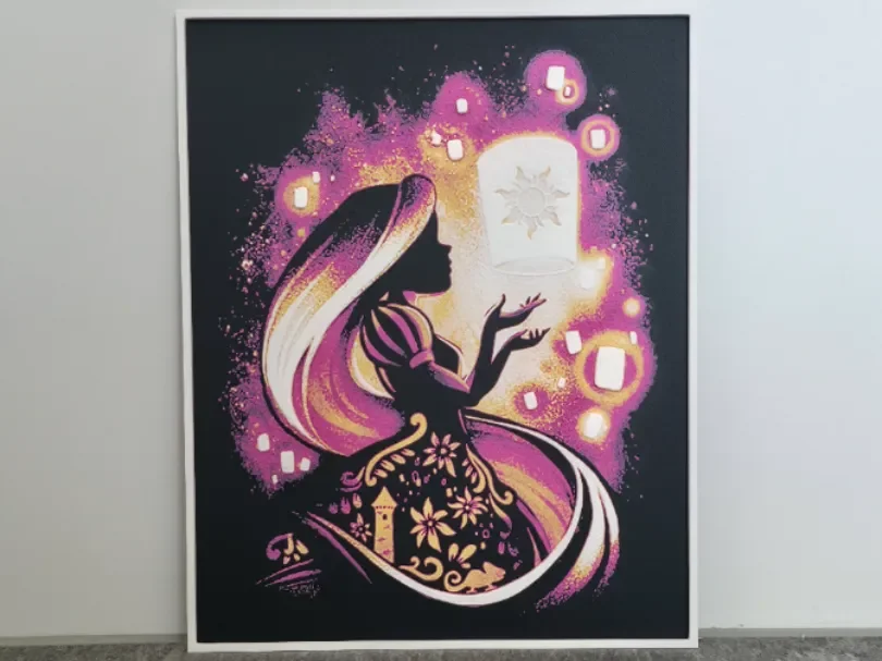 Disney Tangled Rapunzel Hueforge by RIVY3Dprint HueForge model: Disney Tangled Rapunzel Hueforge by RIVY3Dprint