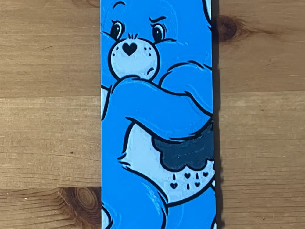 blue care bear bookmark by Morganja HueForge model: blue care bear bookmark by Morganja