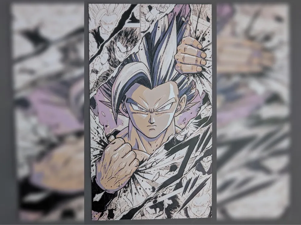 gohan hueforge by LuisArnauth HueForge model: gohan hueforge by LuisArnauth