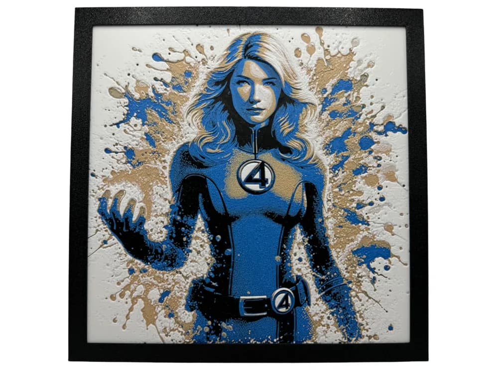 Invisible Woman - Fantastic Four by Canadian Gamer HueForge model: Invisible Woman - Fantastic Four by Canadian Gamer
