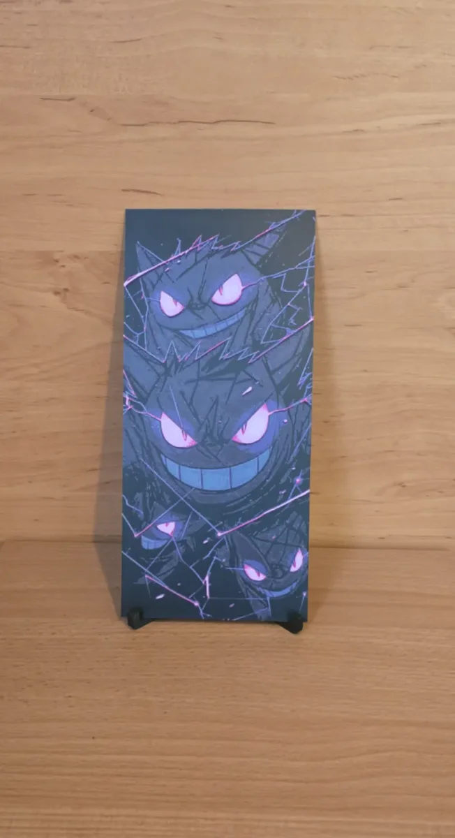 Gengar / Ectoplasma 5-color Pokemon hueforge by Kactus Fpv HueForge model: Gengar / Ectoplasma 5-color Pokemon hueforge by Kactus Fpv