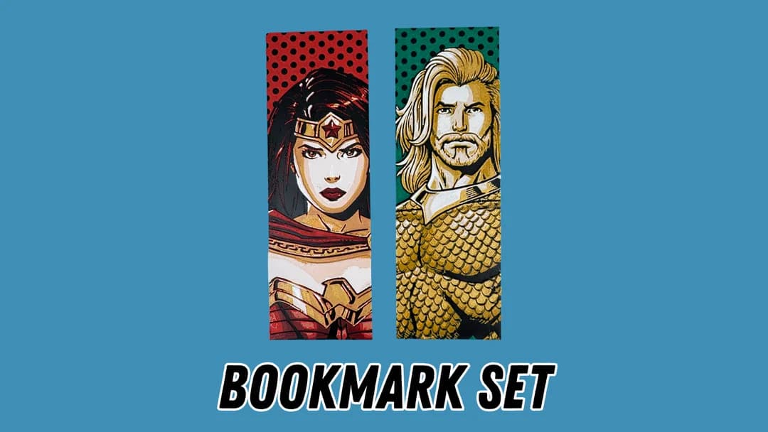 Wonder Woman and Aquaman - DC Comics Bookmark Set Wonder Woman and Aquaman - DC Comics Bookmark Set