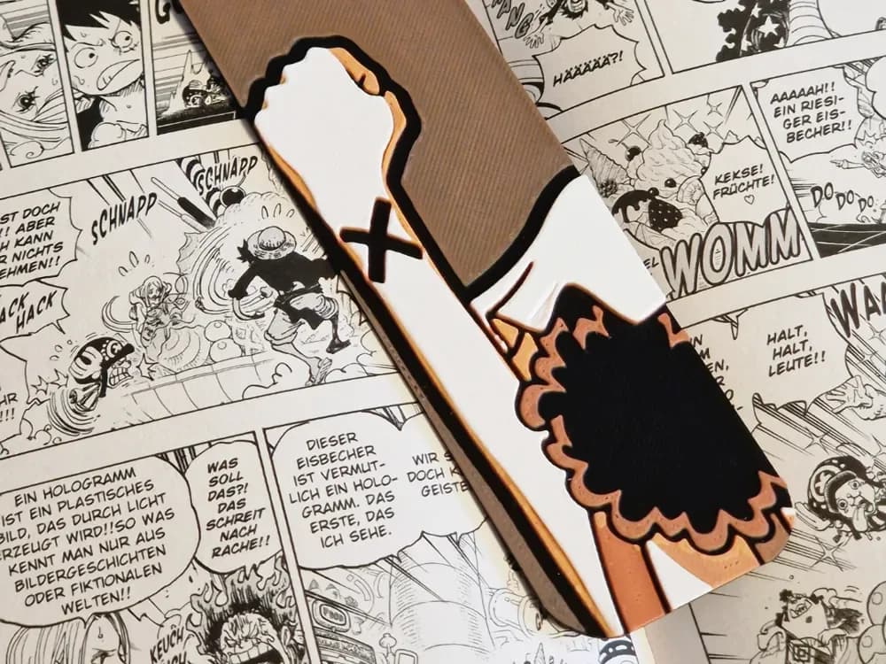 Bookmark - Lysopp by Schuettdesign HueForge model: Bookmark - Lysopp by Schuettdesign