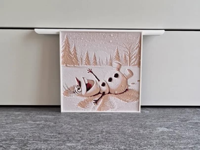 Disney Olaf Christmas Hueforge by RIVY3Dprint HueForge model: Disney Olaf Christmas Hueforge by RIVY3Dprint