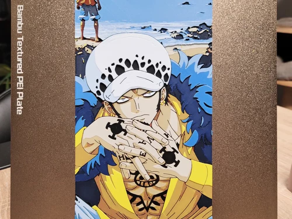 HueForge model: Trafalgar D. Law 2 - One Piece Hueforge_CM_132x235 by Vincent111