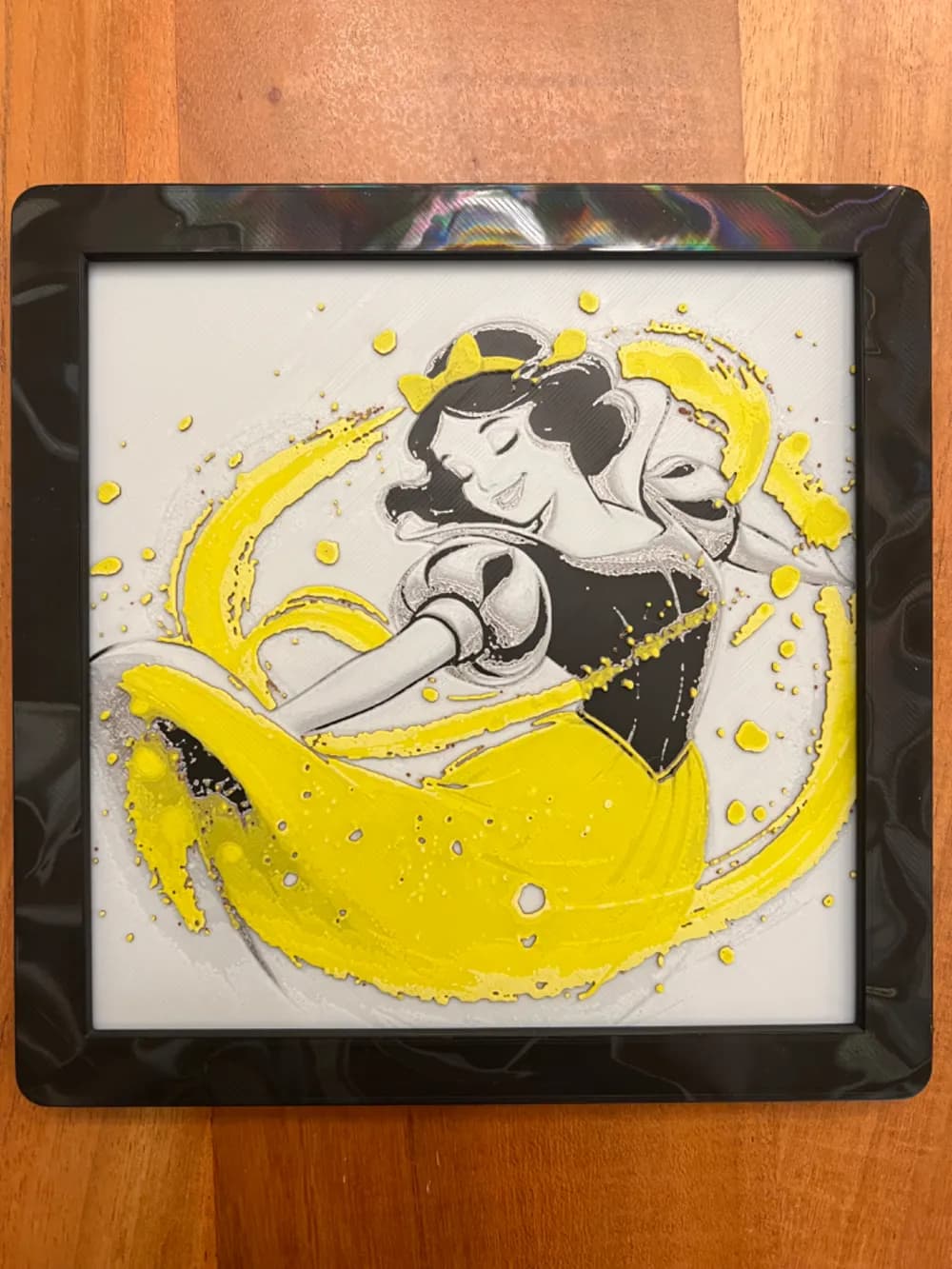 Snow White by JustBe 3D Printing HueForge model: Snow White by JustBe 3D Printing