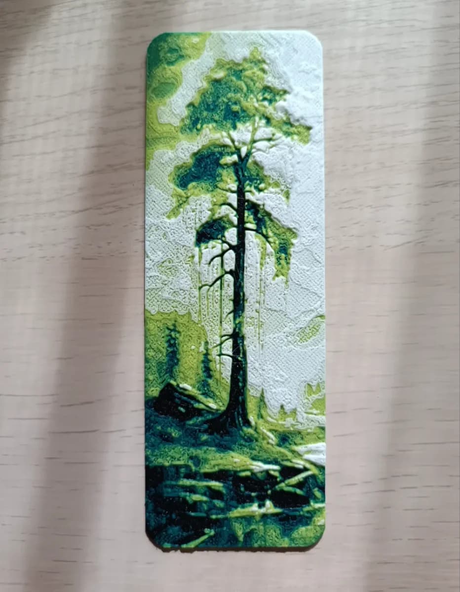 Mistery Tree Bookmark by Atrus Design HueForge model: Mistery Tree Bookmark by Atrus Design