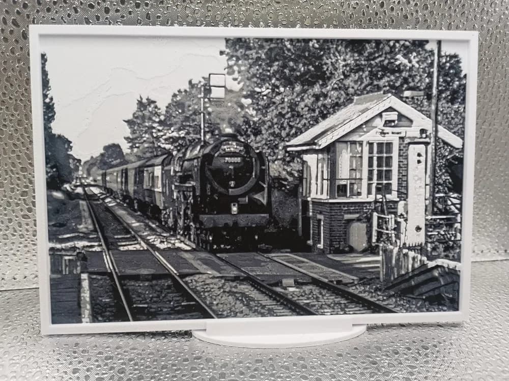 The Cathedrals Express hueforge by Borishotch Industries HueForge model: The Cathedrals Express hueforge by Borishotch Industries