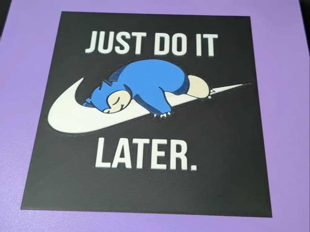 Snorlax Just Do It. Later Snorlax Just Do It. Later