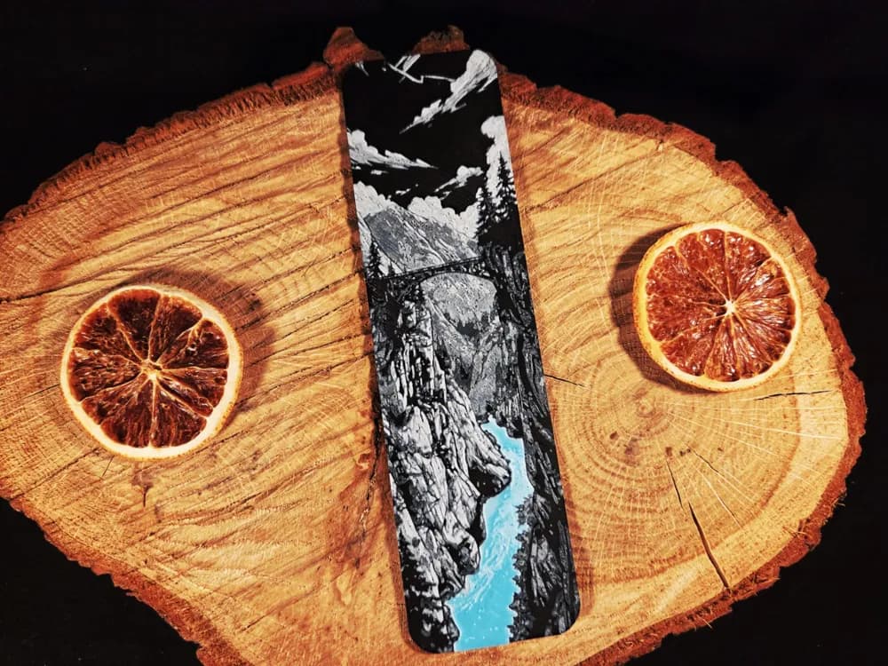 The Canyon Path bookmark by EternalDesigns3D HueForge model: The Canyon Path bookmark by EternalDesigns3D