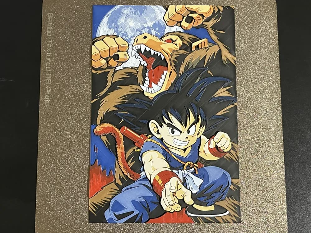 Little Goku in Ape mode Dragon Ball Hueforge by FantasyZ HueForge model: Little Goku in Ape mode Dragon Ball Hueforge by FantasyZ