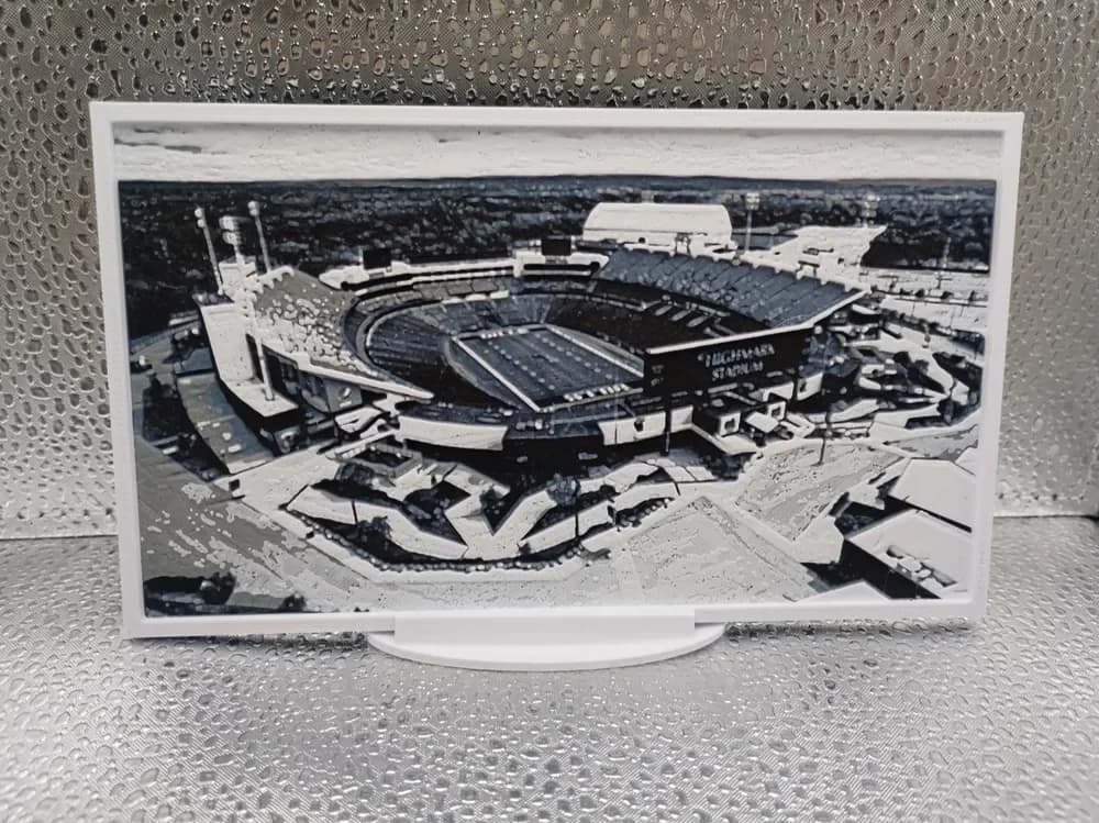 Buffalo Bills – Highmark Stadium hueforge by Borishotch Industries HueForge model: Buffalo Bills – Highmark Stadium hueforge by Borishotch Industries