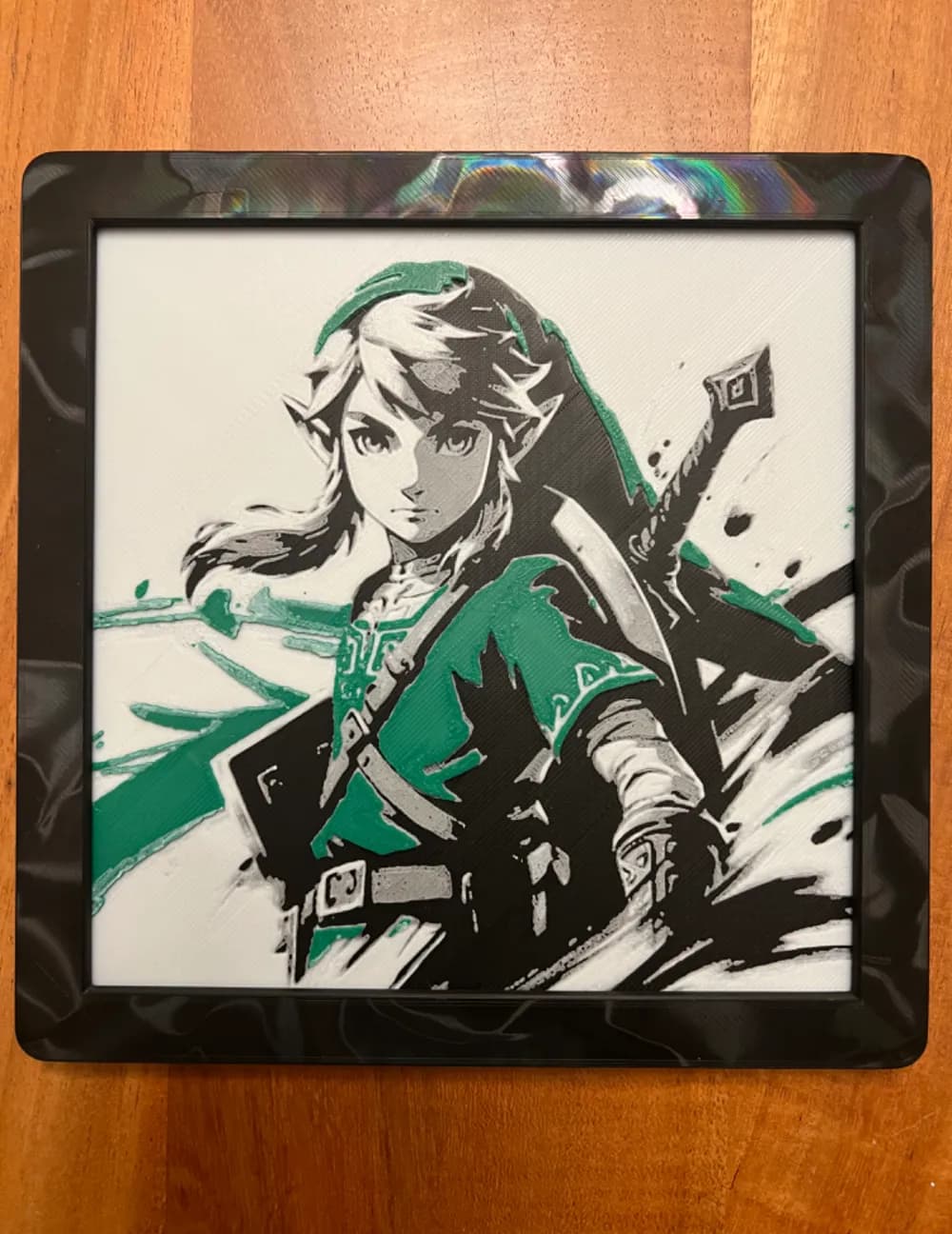 Link from Zelda 2.0 by JustBe 3D Printing HueForge model: Link from Zelda 2.0 by JustBe 3D Printing