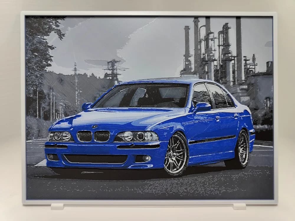 BMW M5 E39 - Hueforge by BeaN HueForge model: BMW M5 E39 - Hueforge by BeaN
