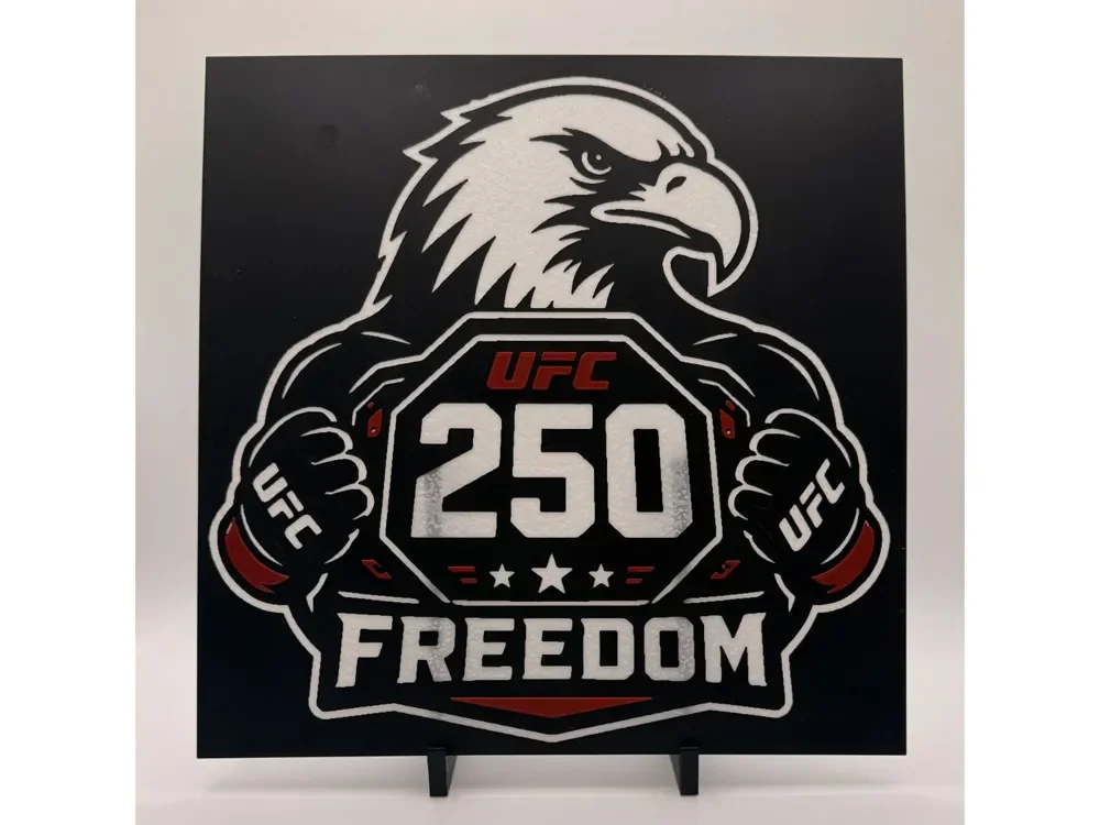 Freedom 250 Eagle Fight HueForge Freedom 250 Eagle Fight HueForge