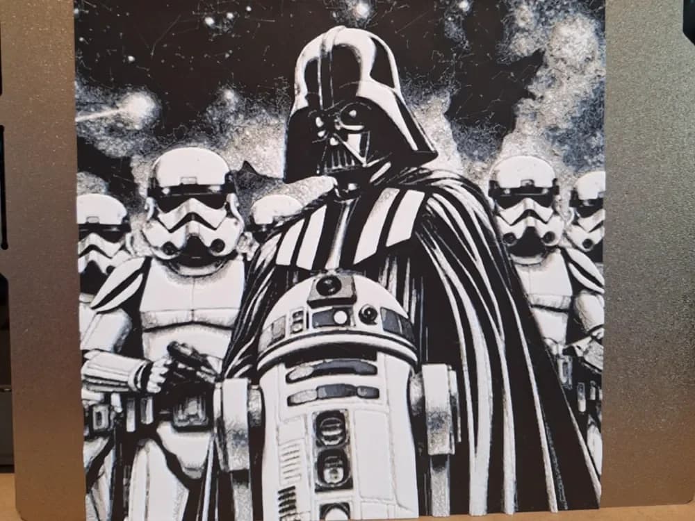 Team Vader - star wars Hueforge by 3dGlow HueForge model: Team Vader - star wars Hueforge by 3dGlow