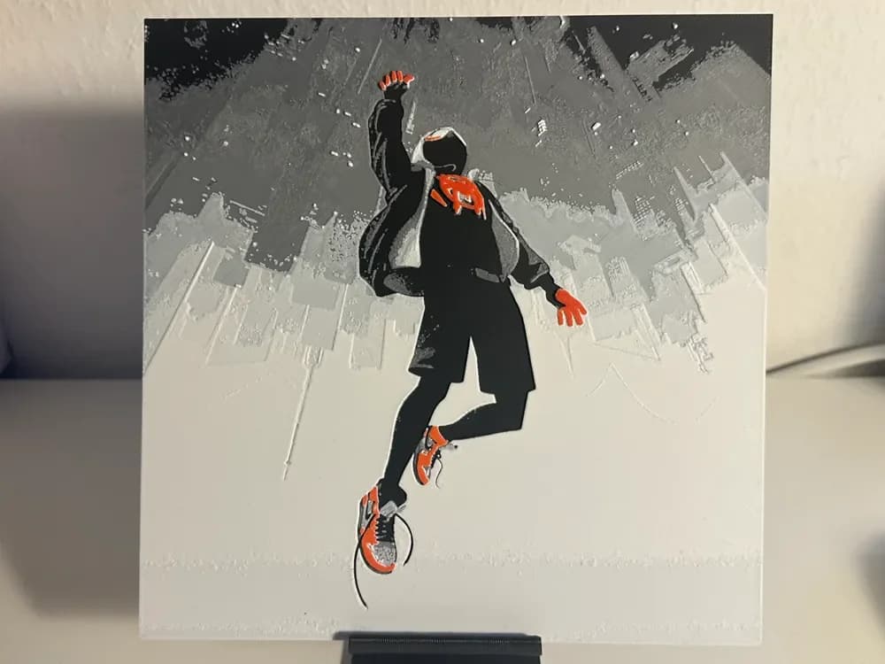 Spider-Man: Into the Spider-Verse by VB HueForge model: Spider-Man: Into the Spider-Verse by VB