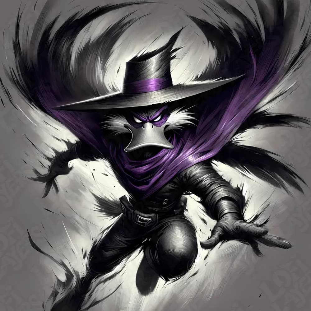 Darkwing Duck by LoFi Layers HueForge model: Darkwing Duck by LoFi Layers