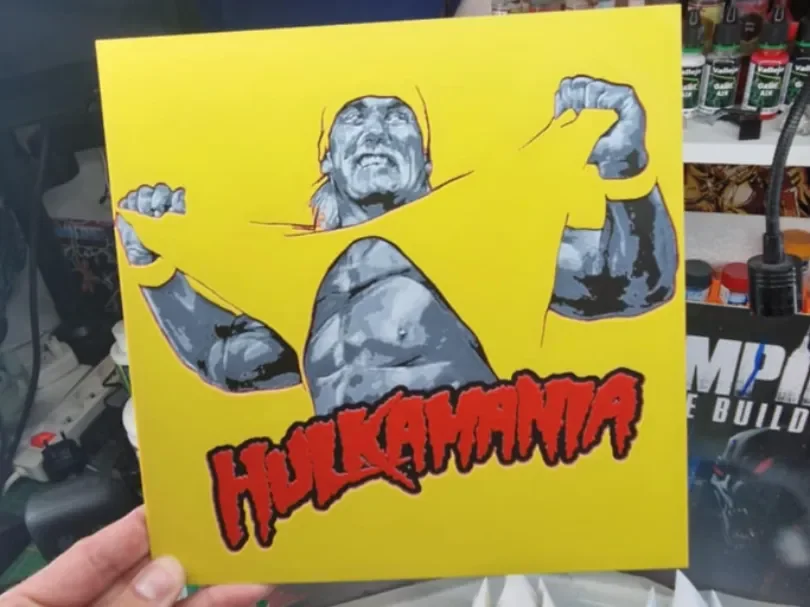 Hulk Hogan Hueforge by Dakiren HueForge model: Hulk Hogan Hueforge by Dakiren