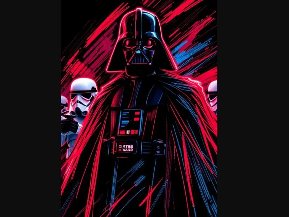 Hueforge Star Wars - Darth Vader & Storm troopers Hueforge Star Wars - Darth Vader & Storm troopers