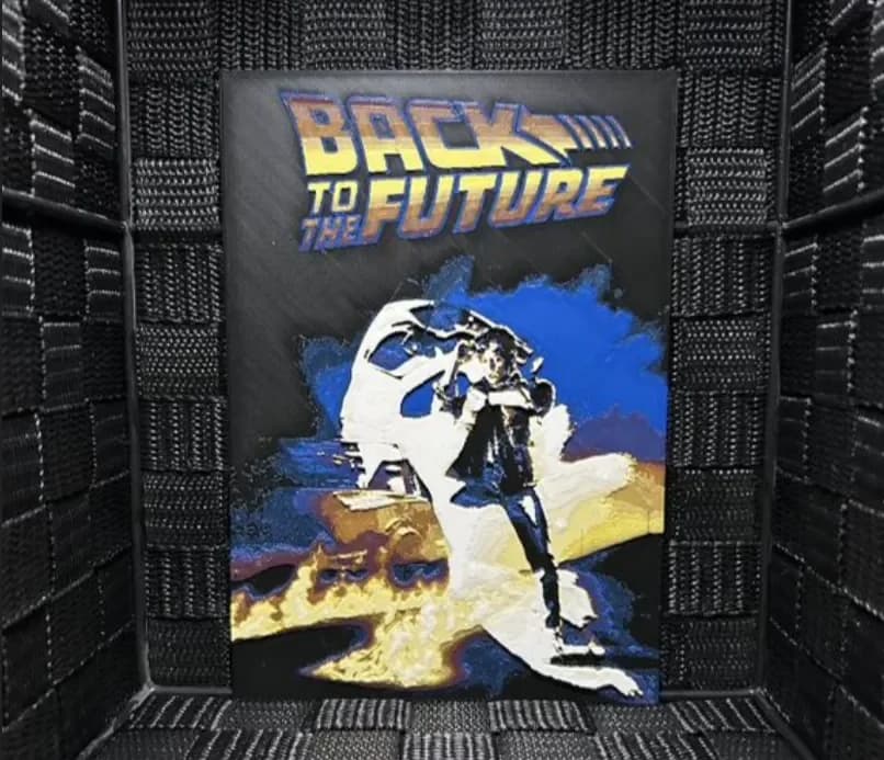 Hueforge Movie Poster - Back to the Future - by JoDau HueForge model: Hueforge Movie Poster - Back to the Future - by JoDau
