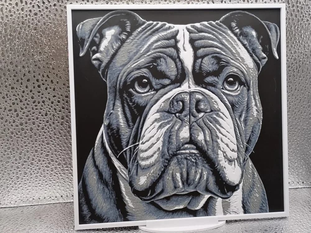 Old English Bulldog Hueforge by Borishotch Industries HueForge model: Old English Bulldog Hueforge by Borishotch Industries