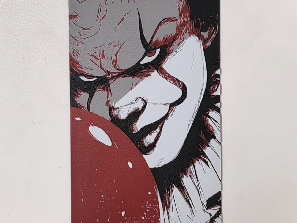 Pennywise Hueforge by Morganja HueForge model: Pennywise Hueforge by Morganja
