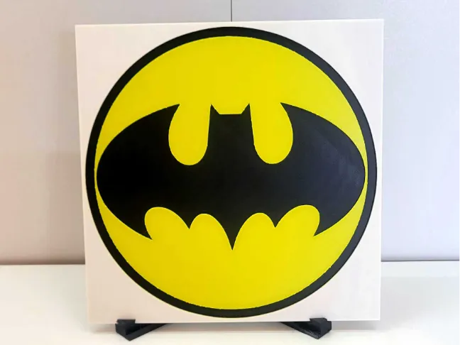 Logo Batman by Poly3D HueForge model: Logo Batman by Poly3D