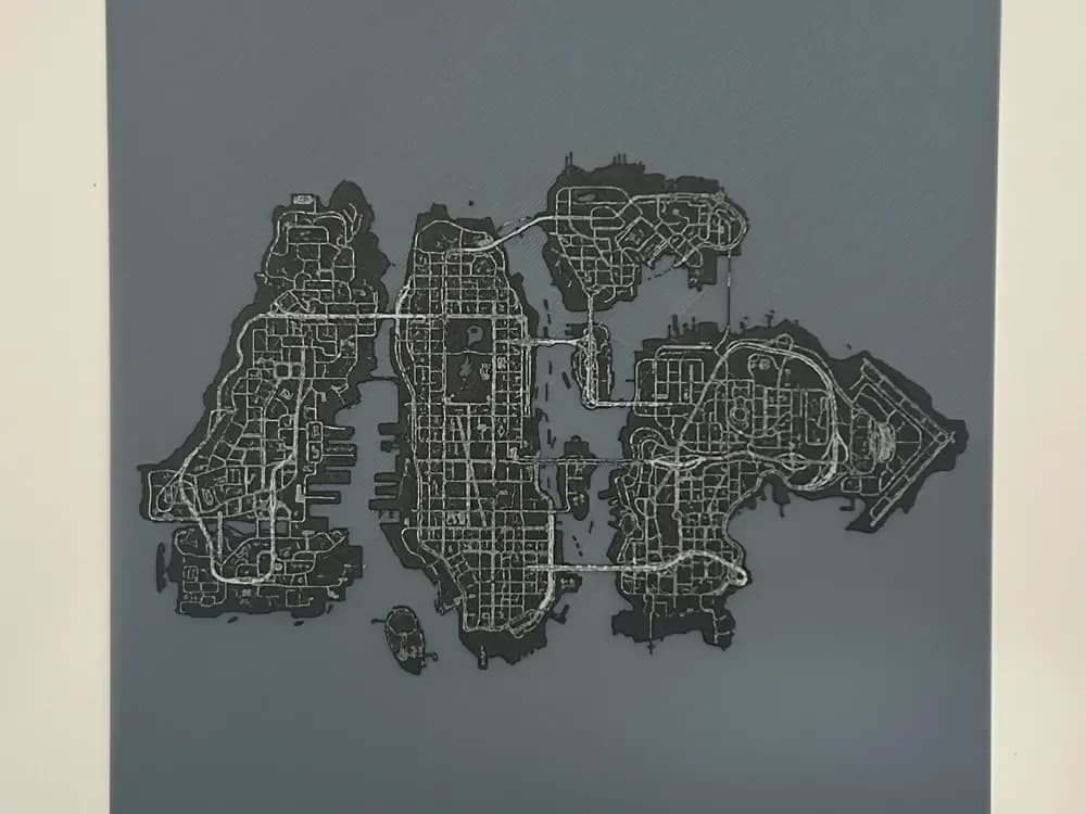 GTA Liberty City HueForge GTA Liberty City HueForge