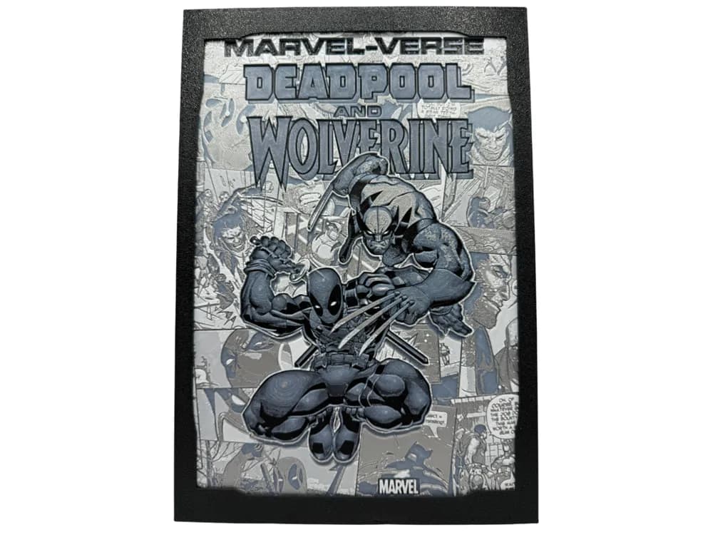 Deadpool & Wolverine - Comic Hueforge by Canadian Gamer HueForge model: Deadpool & Wolverine - Comic Hueforge by Canadian Gamer