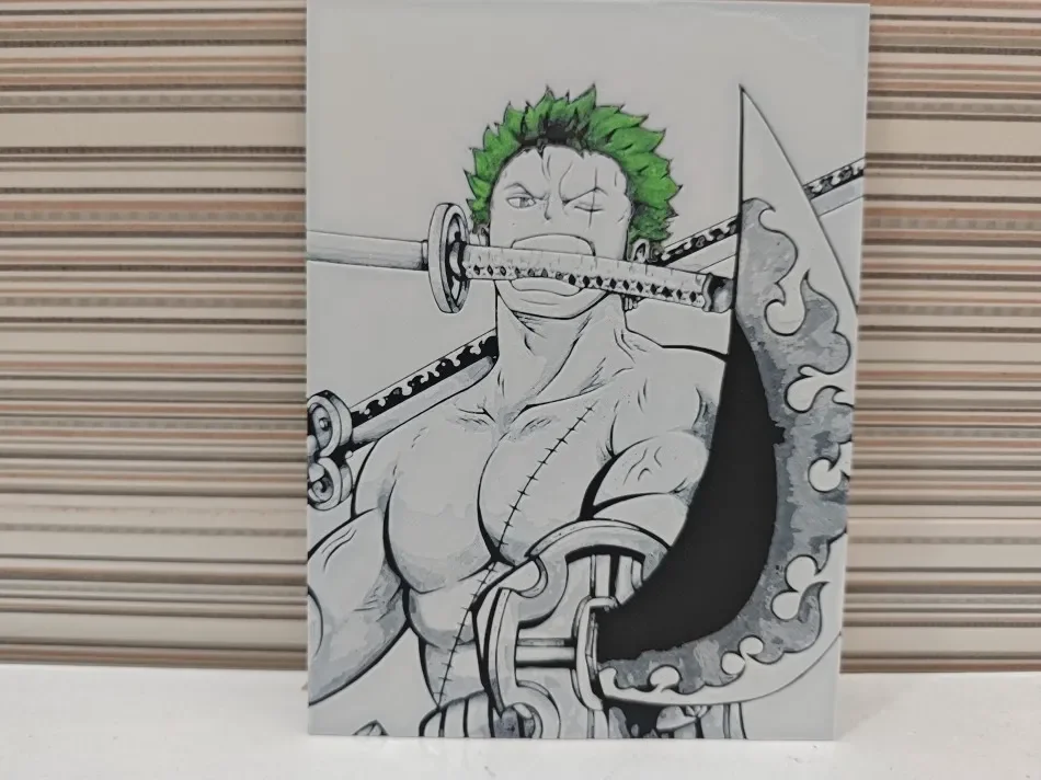 Hueforge Zoro by Litolunar HueForge model: Hueforge Zoro by Litolunar