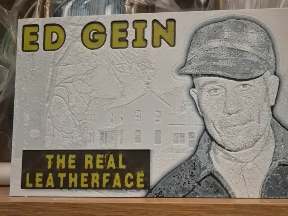Ed Gein 2 hueforge by Buntsta HueForge model: Ed Gein 2 hueforge by Buntsta