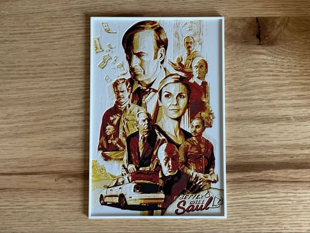 Better Call Saul (2015) Hueforge Series Poster Better Call Saul (2015) Hueforge Series Poster