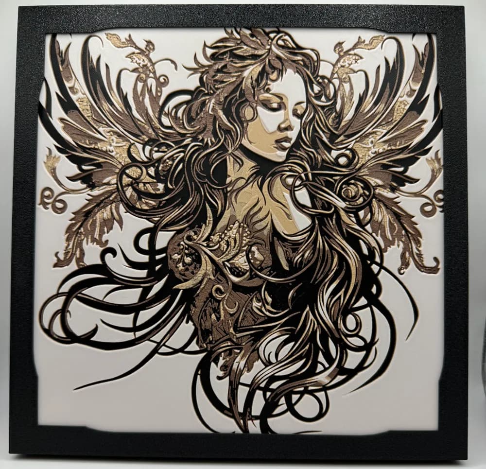Elemental Fairy - Earth #2 by Canadian Gamer HueForge model: Elemental Fairy - Earth #2 by Canadian Gamer