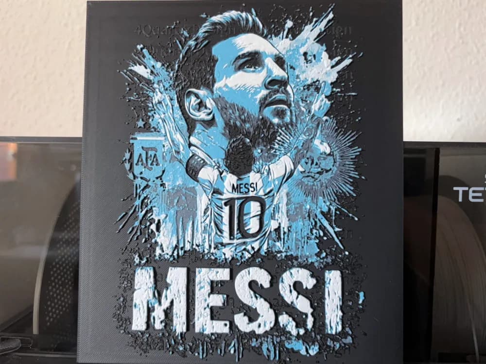 Lionel Messi GOAT 10 Argentinia World Cup Hueforge Lionel Messi GOAT 10 Argentinia World Cup Hueforge