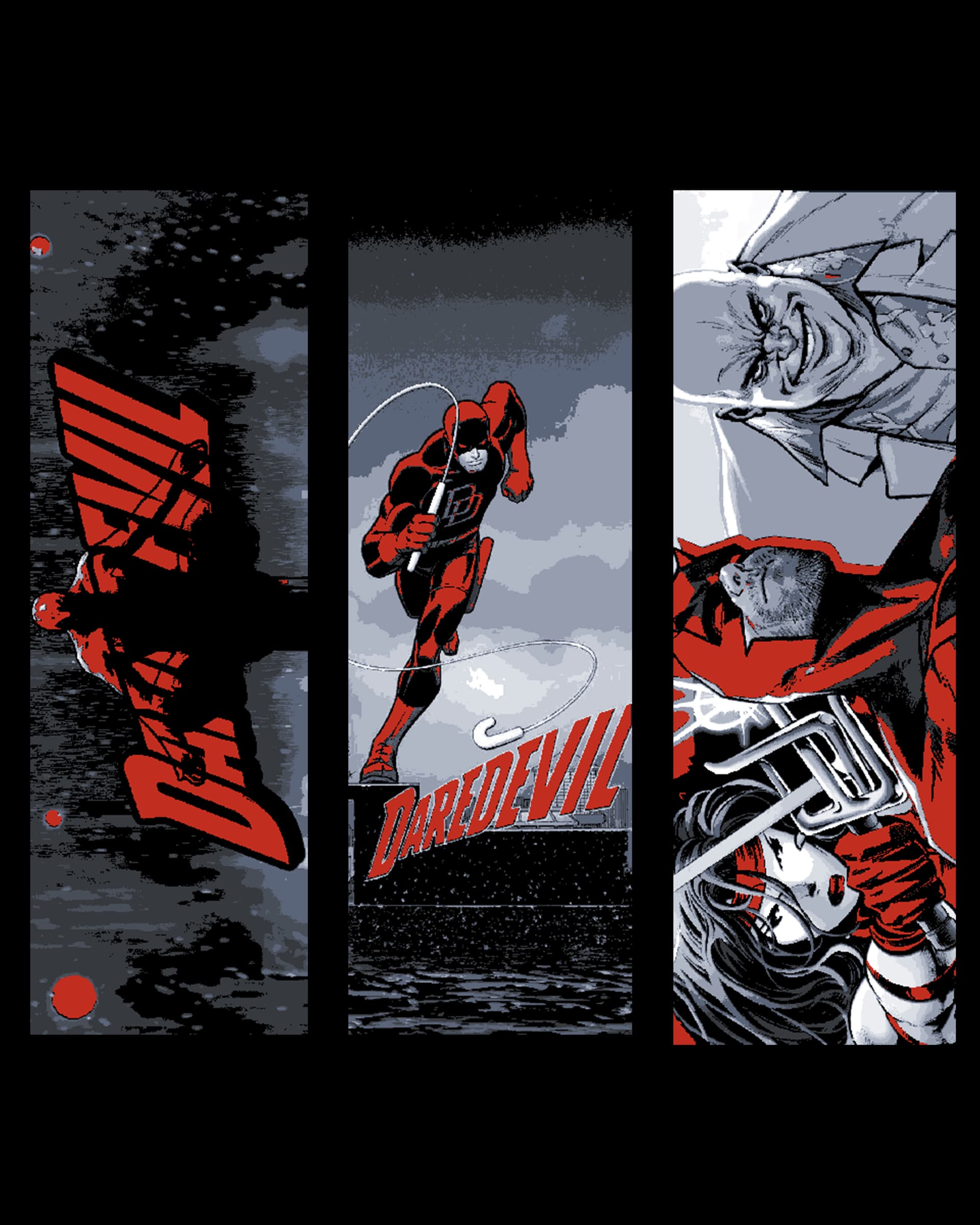 fanart - street tough and willing to put it all on the line - Daredevil - Set of bookmarks by BooneCo3d HueForge model: fanart - street tough and willing to put it all on the line - Daredevil - Set of bookmarks by BooneCo3d