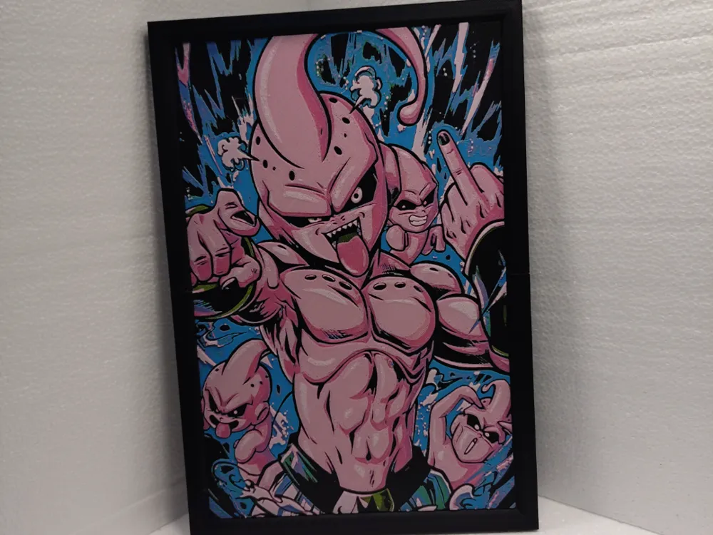 Dragon Ball Kid Buu by Asgar3D HueForge model: Dragon Ball Kid Buu by Asgar3D