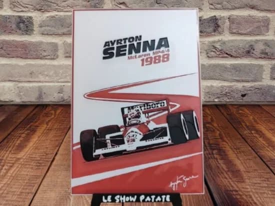 Ayrton Senna hueforge by leshowpatate HueForge model: Ayrton Senna hueforge by leshowpatate