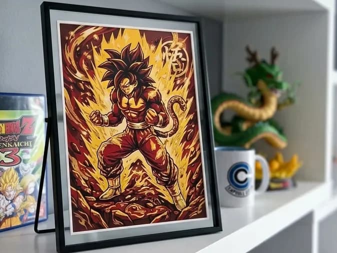 Son Goku SSJ4 - HueForge by keko HueForge model: Son Goku SSJ4 - HueForge by keko