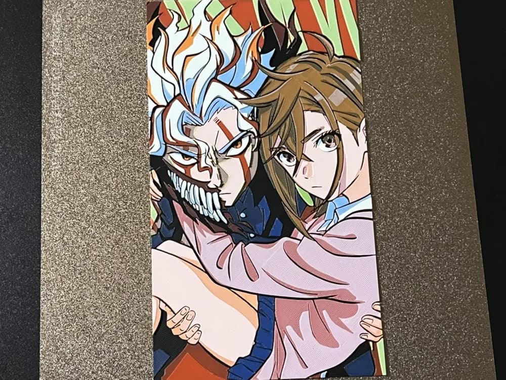 Momo and Okarun DanDaDan Hueforge Momo and Okarun DanDaDan Hueforge