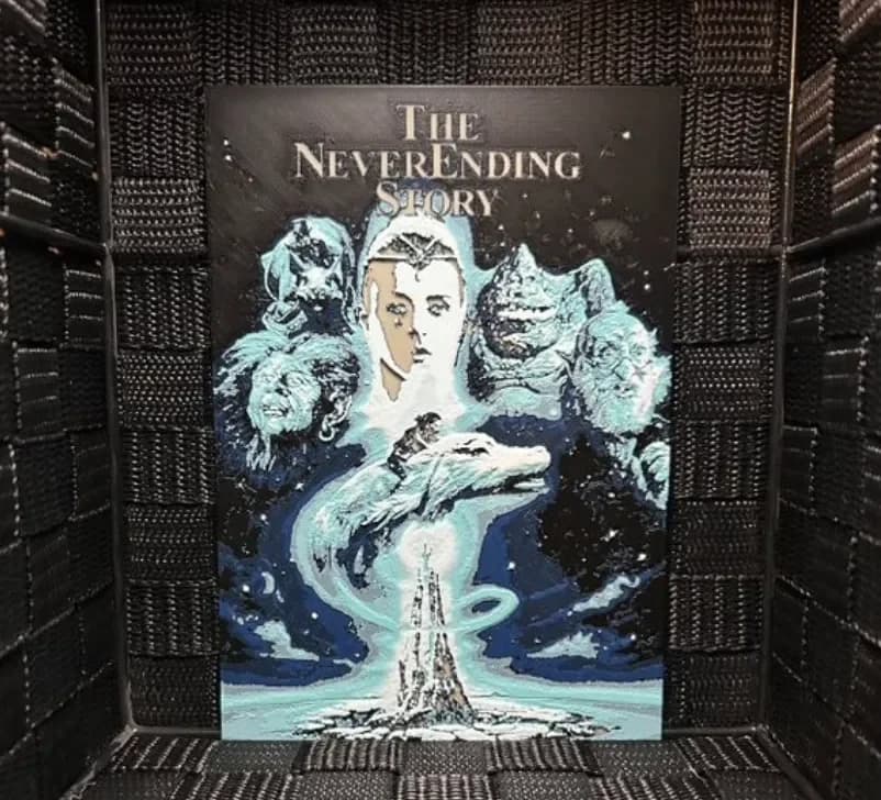 HueForge model: Hueforge Movie Poster - The NeverEnding Story - by JoDau
