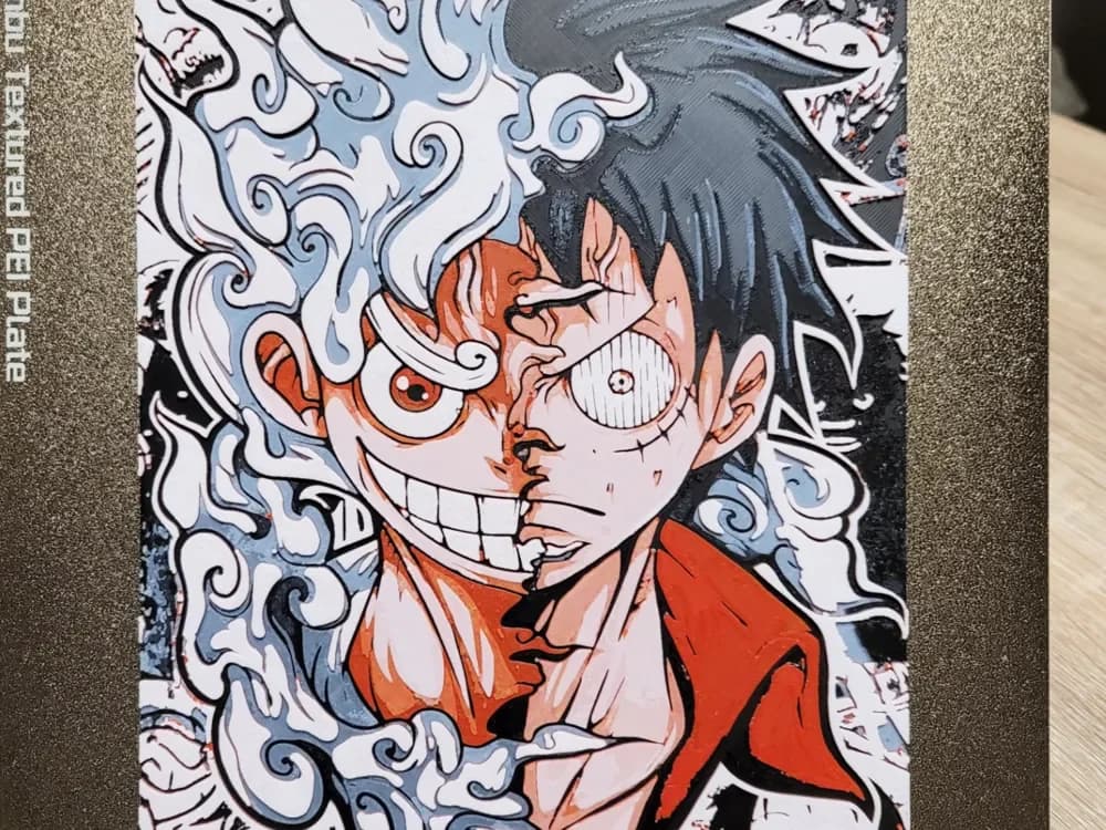 HueForge model: Luffy Nika - Half-Half - Gear5 - One Piece HF_CM by Vincent111