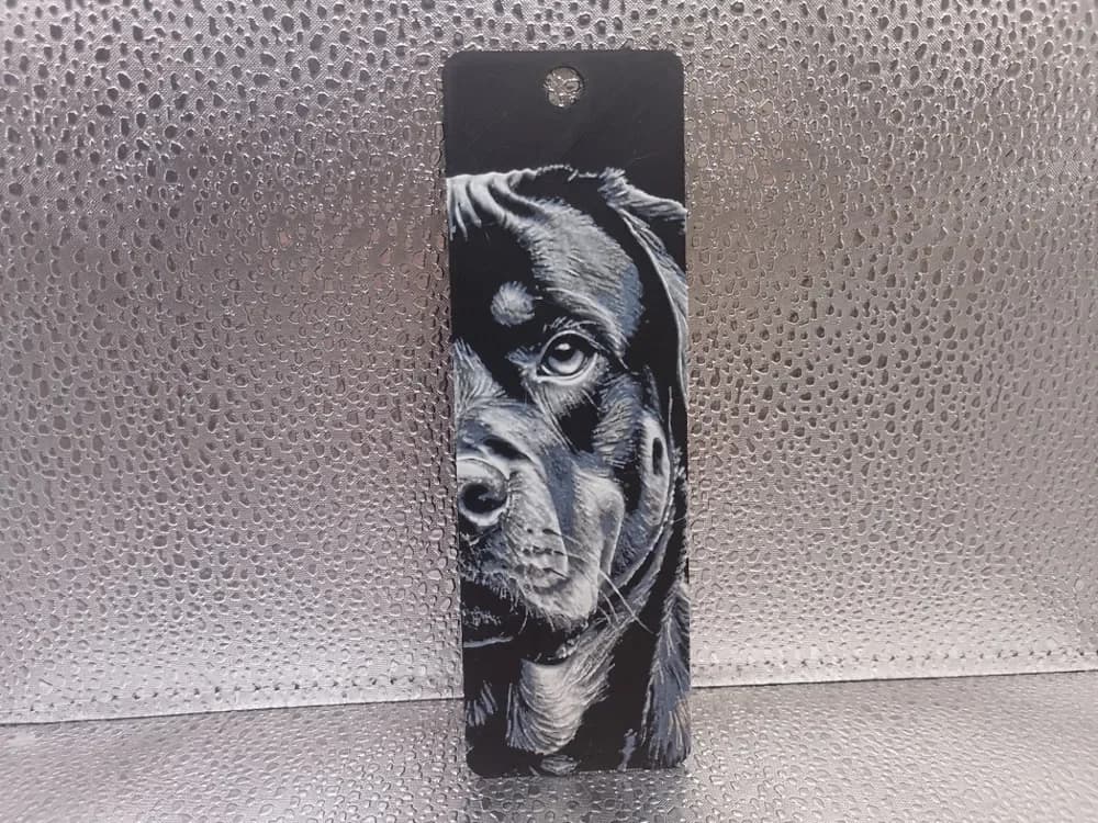 Rottweiler Bookmark – Hueforge by Borishotch Industries HueForge model: Rottweiler Bookmark – Hueforge by Borishotch Industries