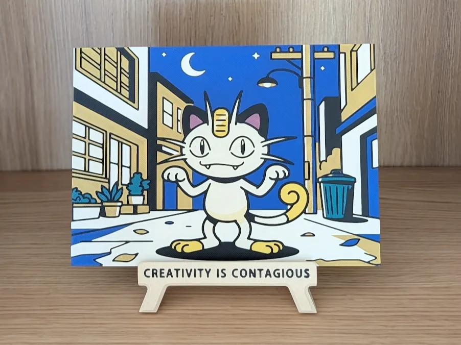 Meowth Hueforge by Nextopia HueForge model: Meowth Hueforge by Nextopia