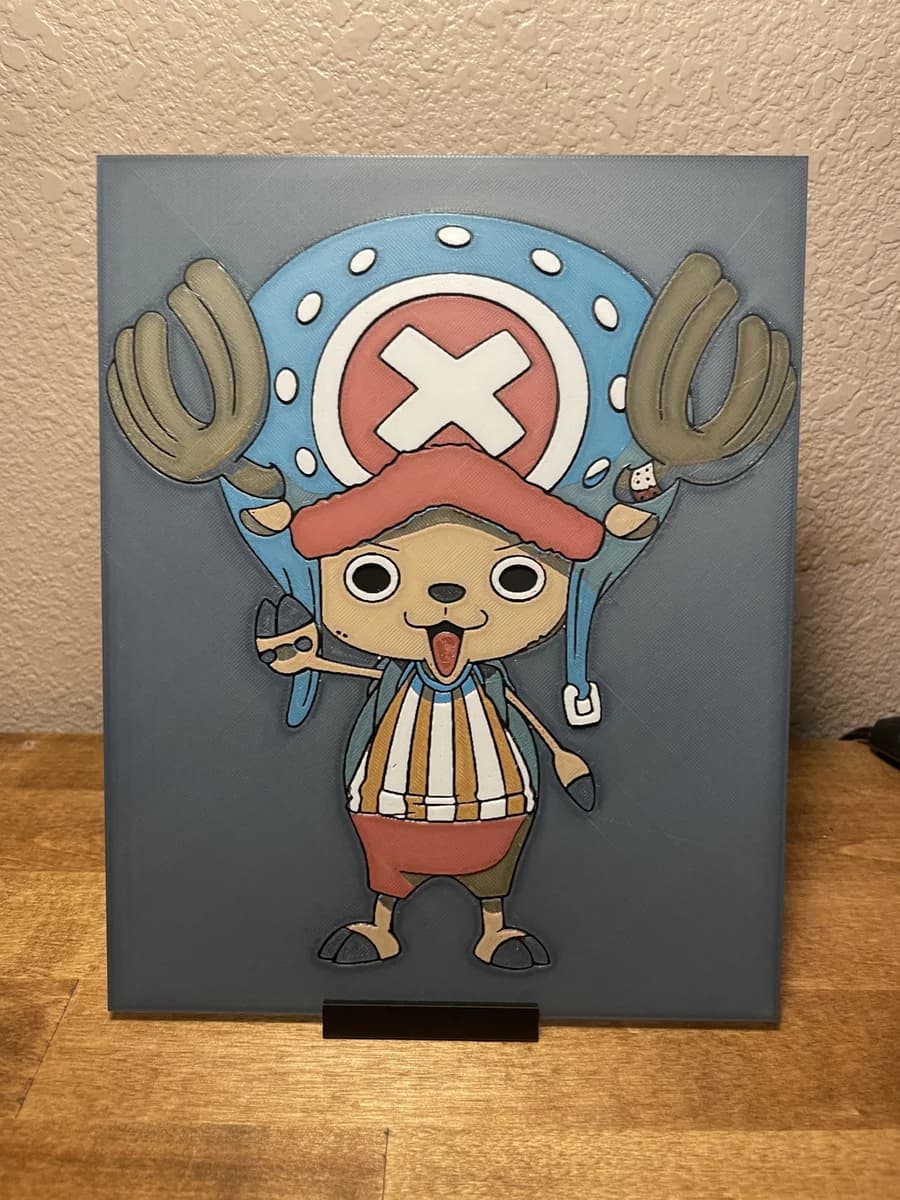 Chopper Color Match by Cloudy Nostalgia HueForge model: Chopper Color Match by Cloudy Nostalgia