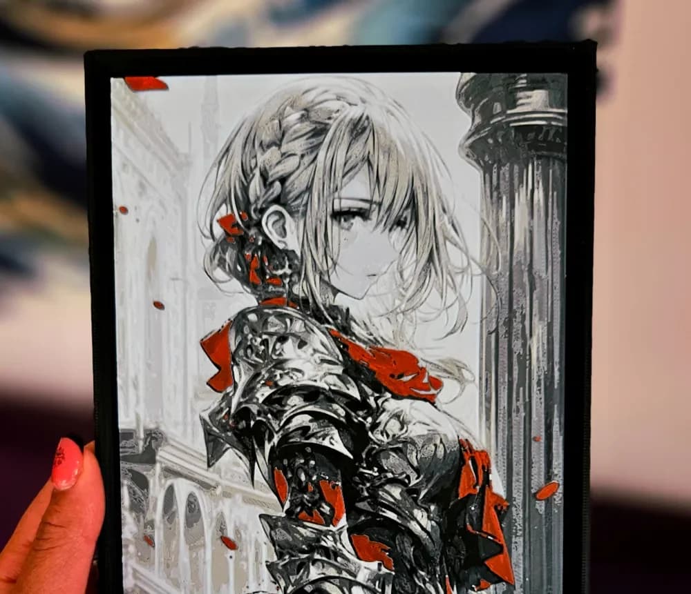 Fantasy Knight (HueForge) by C3D HueForge model: Fantasy Knight (HueForge) by C3D