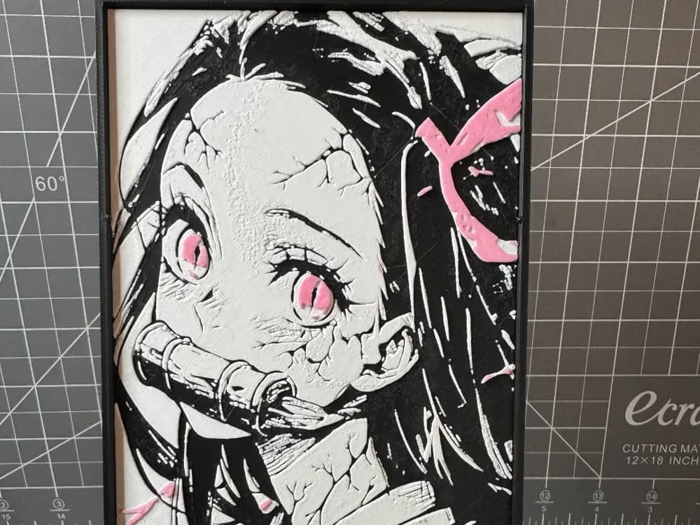 Hueforge of Nezuko From Demon Slayer