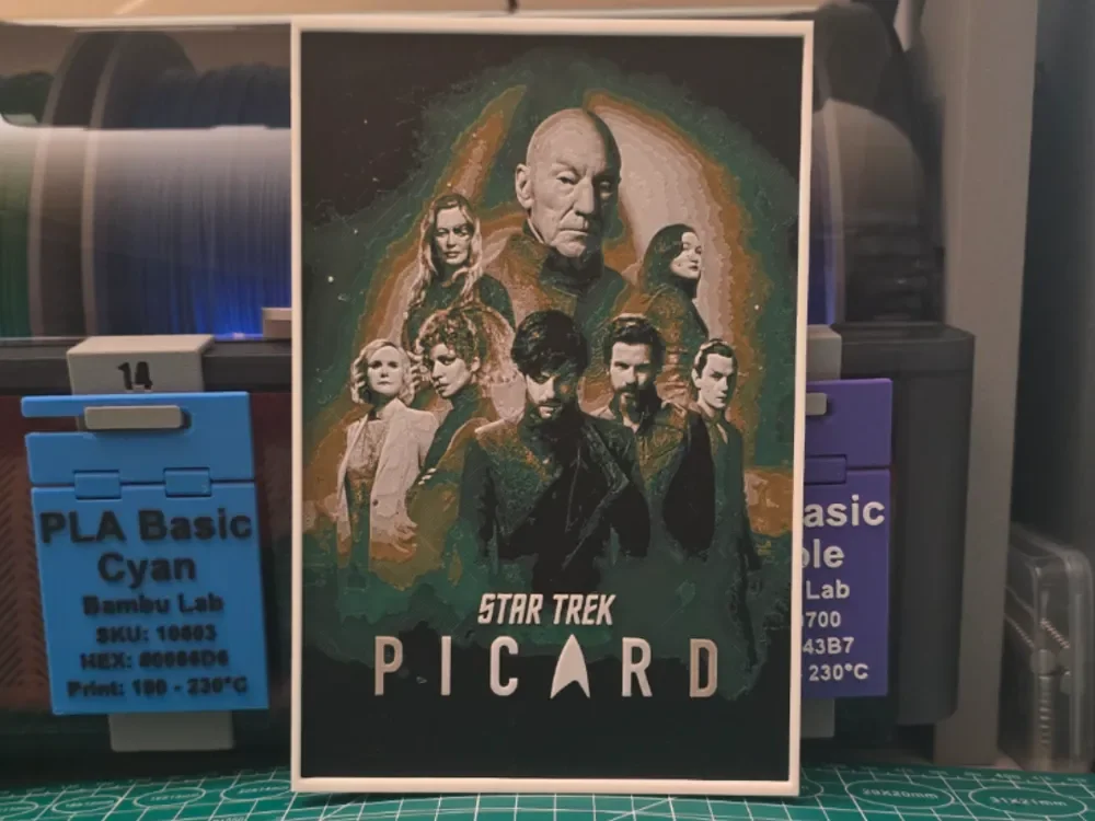 Star Trek: Picard Poster - Hueforge Art
